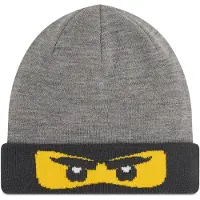 Lego Wear Strikkelue - LAntony 710 - Grey Melange - - 50-52 cm - Lue