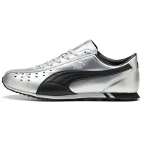 Puma Sprint Metallic Sneakers Unisex, Shoes, Silver/Black, 42.5