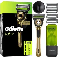 Gillette Labs Razor 5 blades + Hanger Gold
