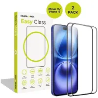 Mobile Origin EasyGlass iPhone 15/iPhone 16 - 2 pack