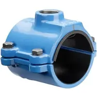 Hawle Anboringsbøjle 110mm x 11/4 - 5250. med A4 bolte. Haku