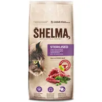 Shelma Kattemat Med Oksekjøtt For Steriliserte Katter 8kg