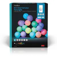 Nedis SmartLife Party Lyskjede - 10 meter med 20 pærer - RGB