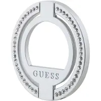 GUESS MagSafe Ring Rhinestone-holder - sølv