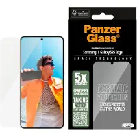 PanzerGlass Ceramic Screen Protector Samsung S25 Edge | Ultra-Wide Fit