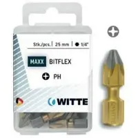 Witte Ph 2 Diamond Flex Phillips Kryssformet Skrutrekkerbits 5 Enheter