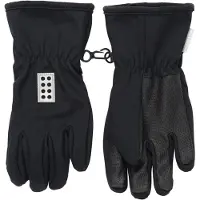 Lego Wear Hansker - Softshell - LWAtlin - Svart - - 5-6 år (110-116) - Handsker