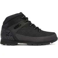 Timberland for man. TB1A1QHR0151 Waterproof Euro Sprint mid-cut shoes black (45), Flat, Laces, Casual