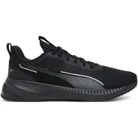 Puma Flyer Lite 3 Running Shoes, Shoes, Black/Black/Silver, 43