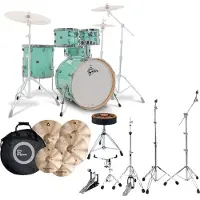 Gretsch drums Gretsch Catalina Maple 22" USA Fusion Shell Pack Seafoam Green
