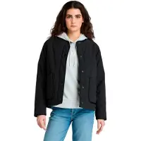 Timberland for woman. TB0A2QS60011 Padded, waterproof and durable jacket black (L), Casual, Cotton