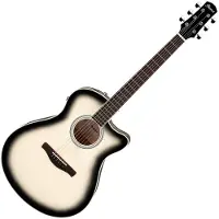 Ibanez AAM370M1CE Transparent Panda High Gloss Finish