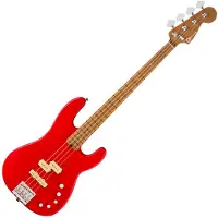 Charvel Pro-Mod Bass SD PJ Iv Mah Satin Ferrari Red Bass Guitar - Ex Demo