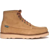 Sebago for man. 76111SW Leather Ankle Boots Tala camel (43), Brown, Flat, Laces, Casual