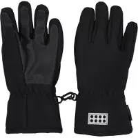 Lego Wear Hansker - Softshell - LWAtlin - Svart - - 13-14 år (158-164) - Handsker