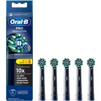 Oral-B Børstehoder Cross Action Black 5 pcs