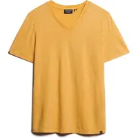 Superdry for man. M1011889A Flamed V-neck T-shirt yellow (M), Casual, Cotton, Short sleeve
