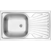 Deante Stål Zmu 0110 Oppvaskkum Med 1 Kum Og Avrenningsfelt