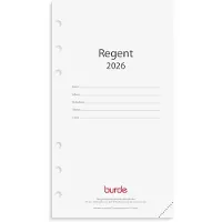 Adlibris Kalender 2026 Regent Kalendersats 95x170 mm Burde