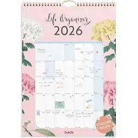 Adlibris Väggkalender 2026 A3 Life Organizer Burde