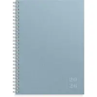 Adlibris Kalender 2026 A5 Senator Textile Blå Burde