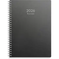 Adlibris Kalender 2026 A5 Business Eco Line Svart Burde