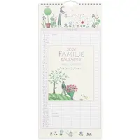 Adlibris Familjekalender 2026 Magic Garden 210x450 mm Burde