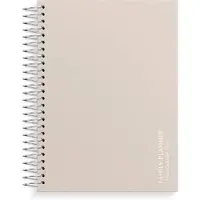 Adlibris Kalender 2026 A5 Life Organizer Family Beige Burde