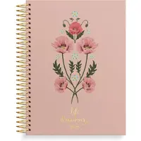 Adlibris Kalender 2026 C5 Life Organizer Rosa Burde