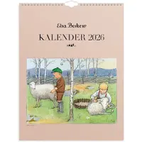 Adlibris Väggkalender 2026 Elsa Beskow 295x390 mm Burde