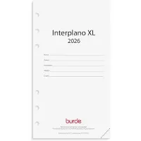Adlibris Kalender 2026 Regent Kalendersats Interplano XL 95x170 mm Burde