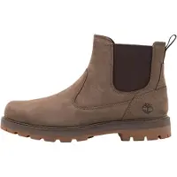 Timberland for man. TB0A6A4WEM51 Britton Road brown leather chelsea boots (50), Flat, None, Casual, Taupe, Sustainable