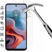 Mtp Products Motorola Moto G34/G45 Beskyttelsesglass - Case Friendly - Klar