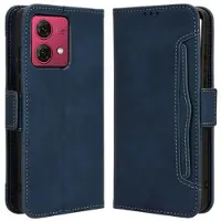 Mtp Products Motorola Moto G84 Lommebok-deksel med Kortholder - Blĺ