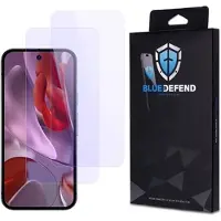 BlueDefend Google Pixel 9a Anti-Blue Light Skjermbeskyttere Beskyttelsesglass - 2 stk.