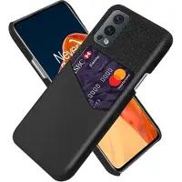 Mtp Products KSQ OnePlus Nord 2 5G Deksel med Kort Lomme - Svart