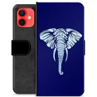 Mtp Products iPhone 12 mini Premium Lommebok-deksel - Elefant