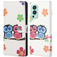 Mtp Products Style Series OnePlus Nord 2 5G Lommebok-deksel - Ugle Par