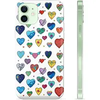 Mtp Products iPhone 12 TPU-deksel - Hjerter