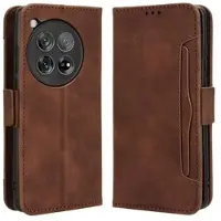 Mtp Products OnePlus 12 Lommebok-deksel med Kortholder - Brun