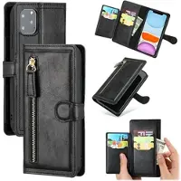 Mtp Products iPhone 11 Pro Multifunksjonell Vintage Lommebok-deksel - Svart