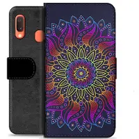 Mtp Products Samsung Galaxy A20e Premium Lommebok-deksel - Fargerik Mandala