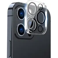 Mtp Products iPhone 14 Pro/14 Pro Max Hat Prince Kamera Linse Beskytter - Klar / Svart