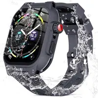 Mtp Products Shellbox Apple Watch Series 9/8/7 Vanntett Deksel - 45mm - Svart