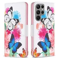 Mtp Products Samsung Galaxy S24 Ultra Wonder Series Lommebok-deksel - Sommerfugler