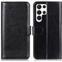 Mtp Products Samsung Galaxy S24 Ultra Lommebok-deksel med Magnetisk Lukning - Svart