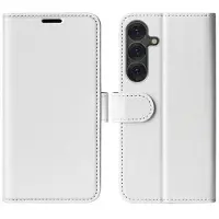 Mtp Products Samsung Galaxy S25 Lommebok-deksel med Magnetisk Lukning - Hvit