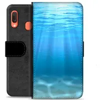 Mtp Products Samsung Galaxy A20e Premium Lommebok-deksel - Hav