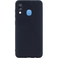 Mtp Products Mot Fingeravtrykk Matte Samsung Galaxy A40 TPU-deksel - Svart