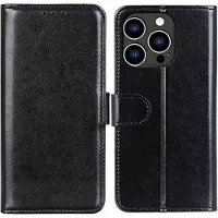Mtp Products iPhone 14 Pro Lommebok-deksel med Stativ - Svart